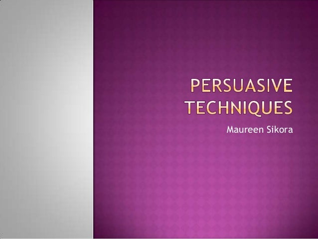 persuasive power point
