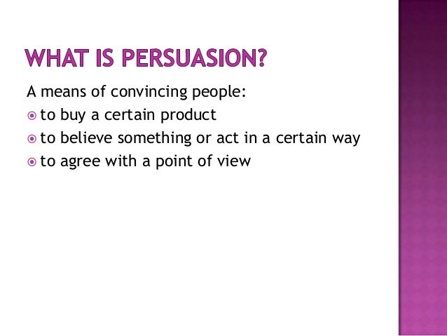 persuasive power point