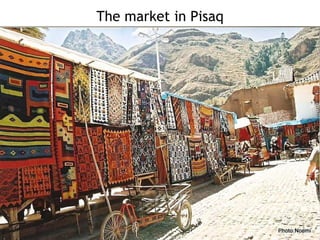 The market in Pisaq 