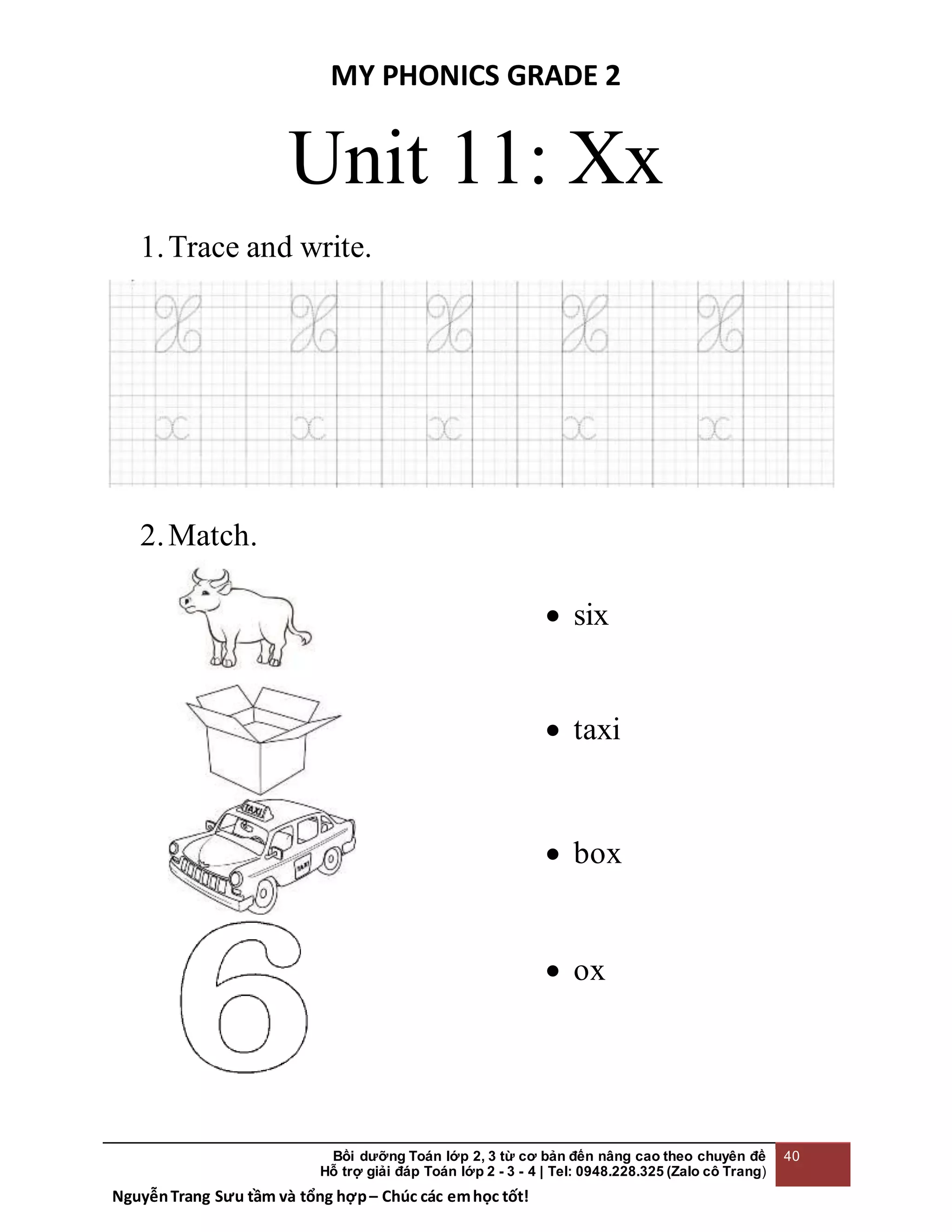 BÀI TẬP PHONICS 1 VỚI CÁC TRÒ CHƠI NHẬN DIỆN ÂM ĐẦU TỪ A ĐẾN M