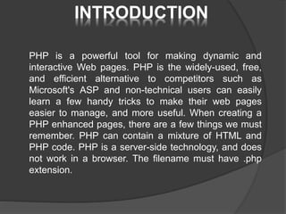 PHP .ppt