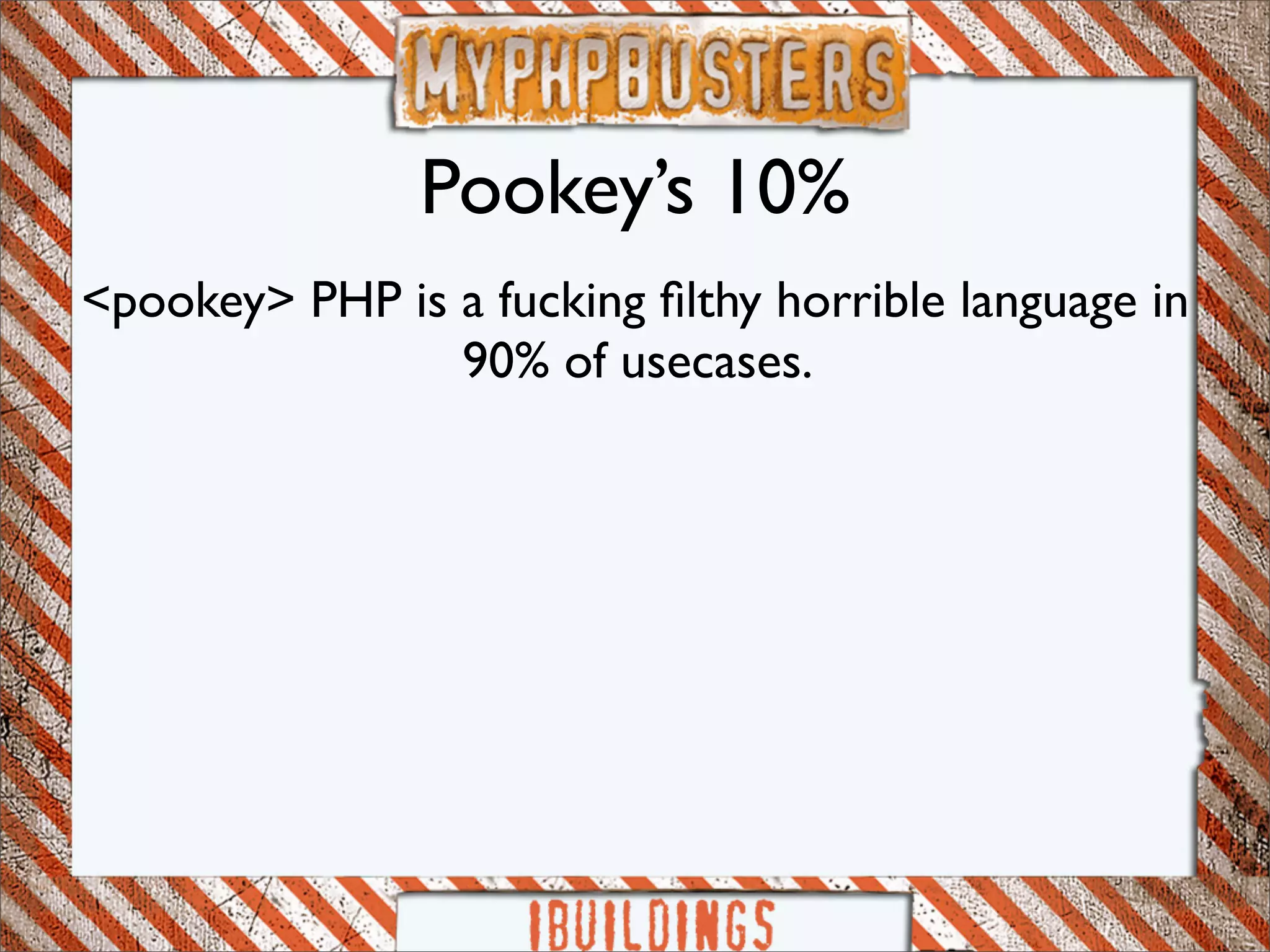 Myphp-busters: symfony framework