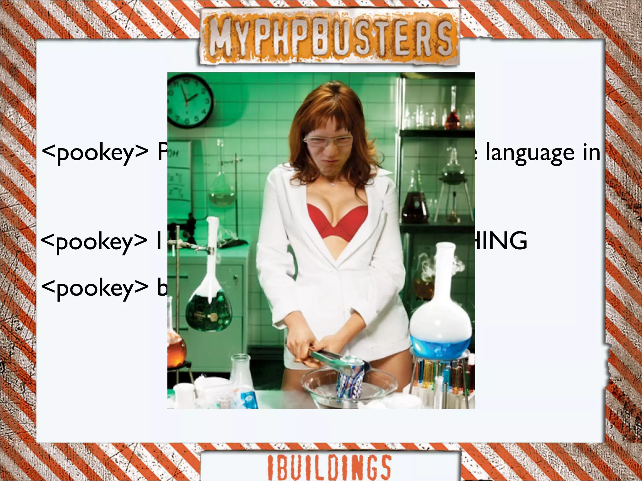 Myphp-busters: symfony framework
