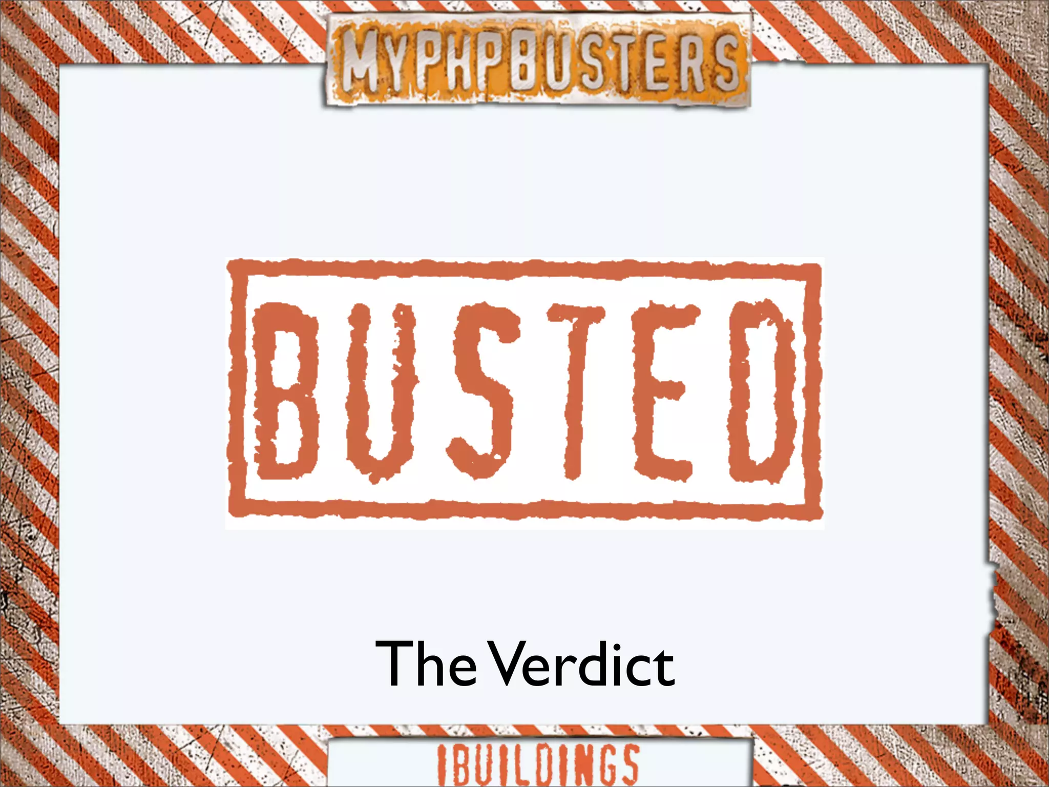 Myphp-busters: symfony framework