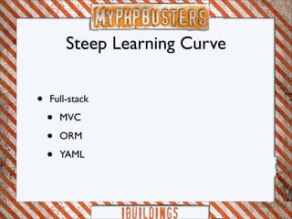 Myphp-busters: symfony framework