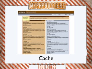 Myphp-busters: symfony framework