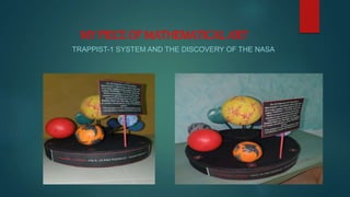 MY PIECE OF MATHEMATICAL ART
TRAPPIST-1 SYSTEM AND THE DISCOVERY OF THE NASA
 
