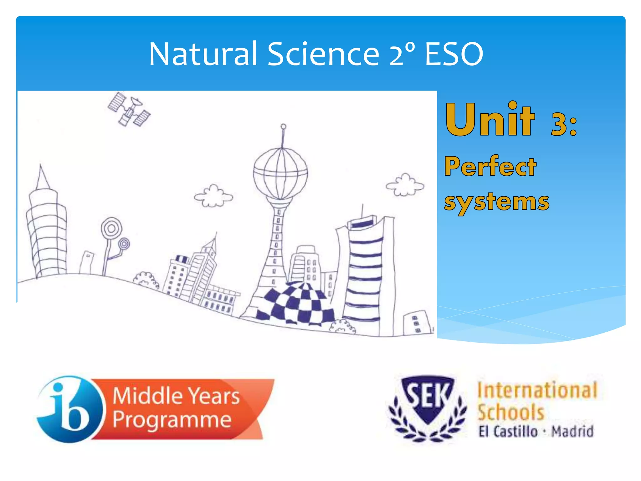 Natural Science 2º ESO 
 