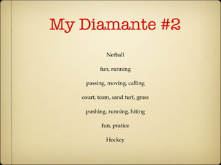 My Diamante #2 Netball fun, running passing, moving, calling court, team, sand turf, grass pushing, running, hiting fun, pratice Hockey 