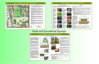 Kiosk and Educational Signage
 