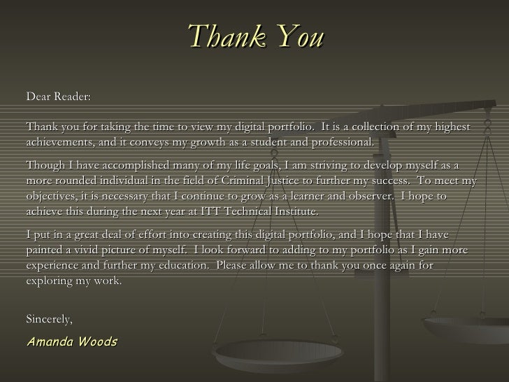 portfolio letter of recommendation PowerPoint Digital Portfolio Amanda Woods portfolio letter of recommendation PowerPoint Digital Portfolio Amanda Woods