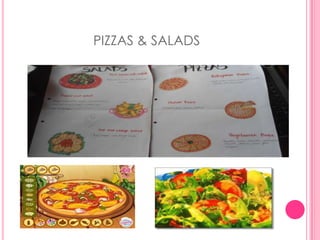 PIZZAS & SALADS
 