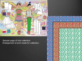 Sample page of mini collection
Enlargement of print made for collection.

 