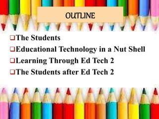 My Portfolio in Educational Technology | PPTX
