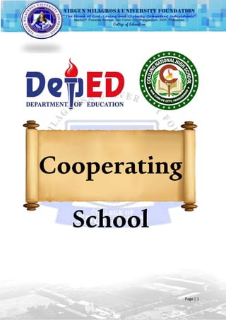 Page | 1
Cooperating
School
 