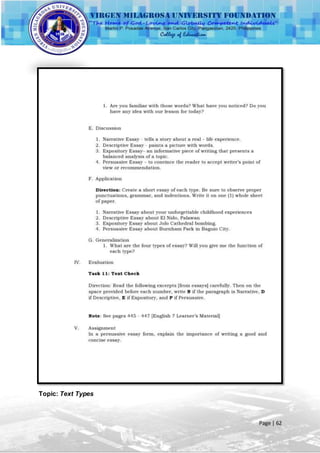 (PART 2 OF 2) Off - Campus Practice Teaching Portfolio | DOCX