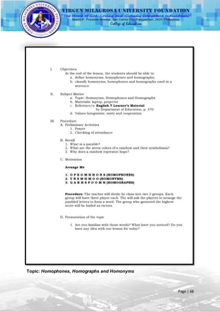 (PART 2 OF 2) Off - Campus Practice Teaching Portfolio | DOCX