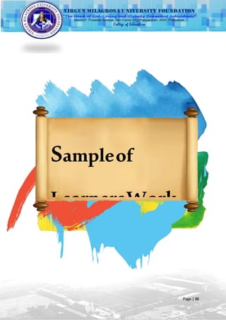 (PART 2 OF 2) Off - Campus Practice Teaching Portfolio | DOCX