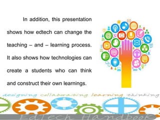 My portfolio in educational technology | PPTX