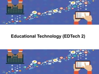 My portfolio in educational technology | PPTX