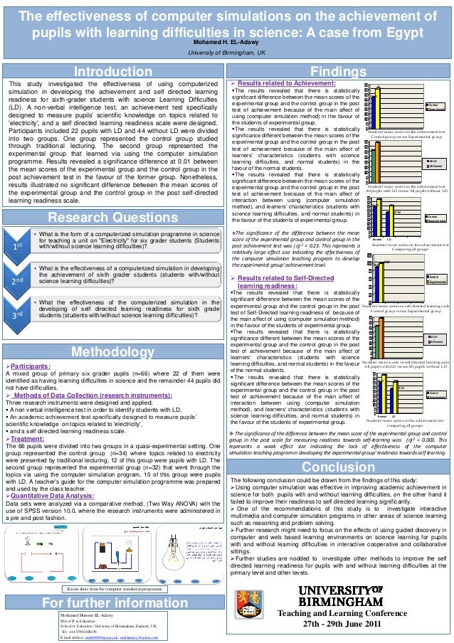 a poster presented in teaching and learning conference