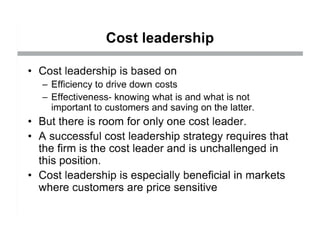 Poter's Generic Model