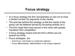 Poter's Generic Model