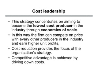 Poter's Generic Model