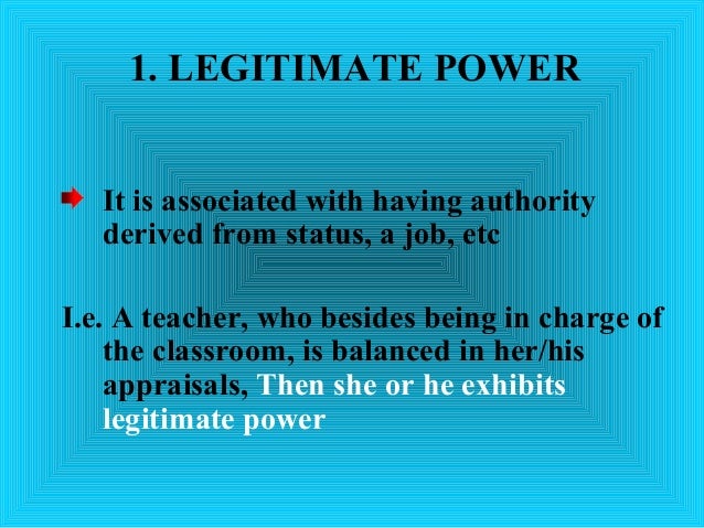 Legotimate Power Types Of Legitimate Power : What Is Legitimate Power? 5 Examples of ...