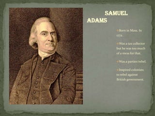 Born in Mass. In 1772.