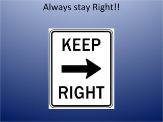 Always stay Right!! 
