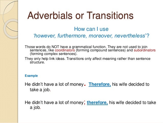 Types of sentences, Fragments & Run ons& Signal Phrases