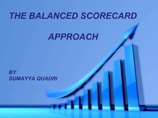 Powerpoint Templates THE BALANCED SCORECARD  APPROACH BY  SUMAYYA QUADRI 