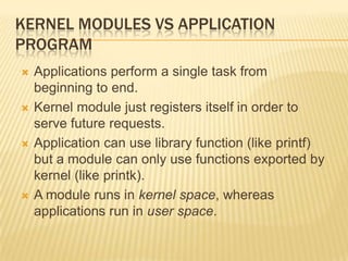 Linux Kernel Programming | PPTX