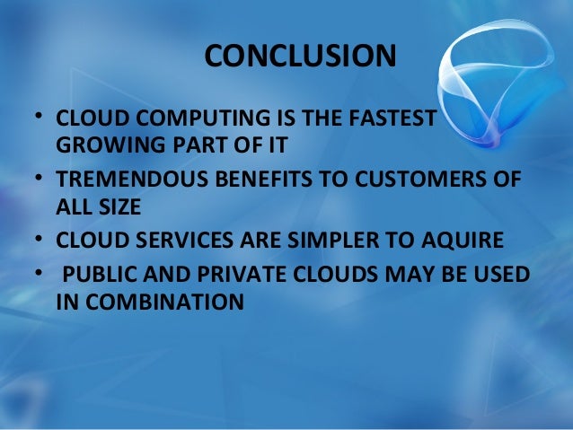 conclusion for cloud computing presentation