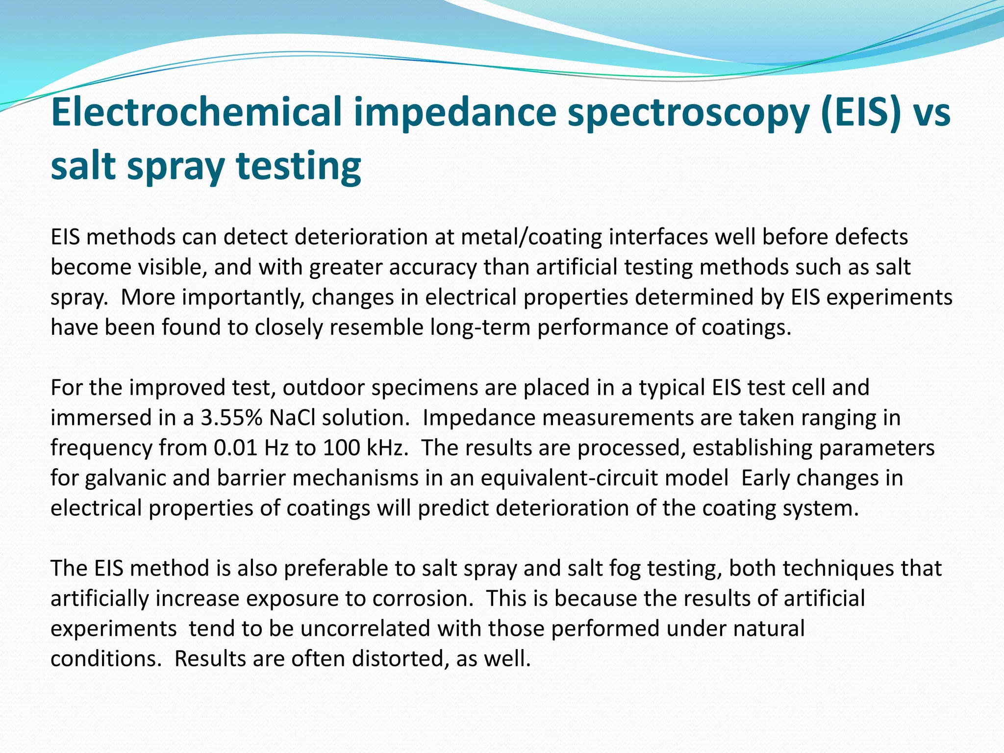 electrochemical impedence spectroscopy | PPTX