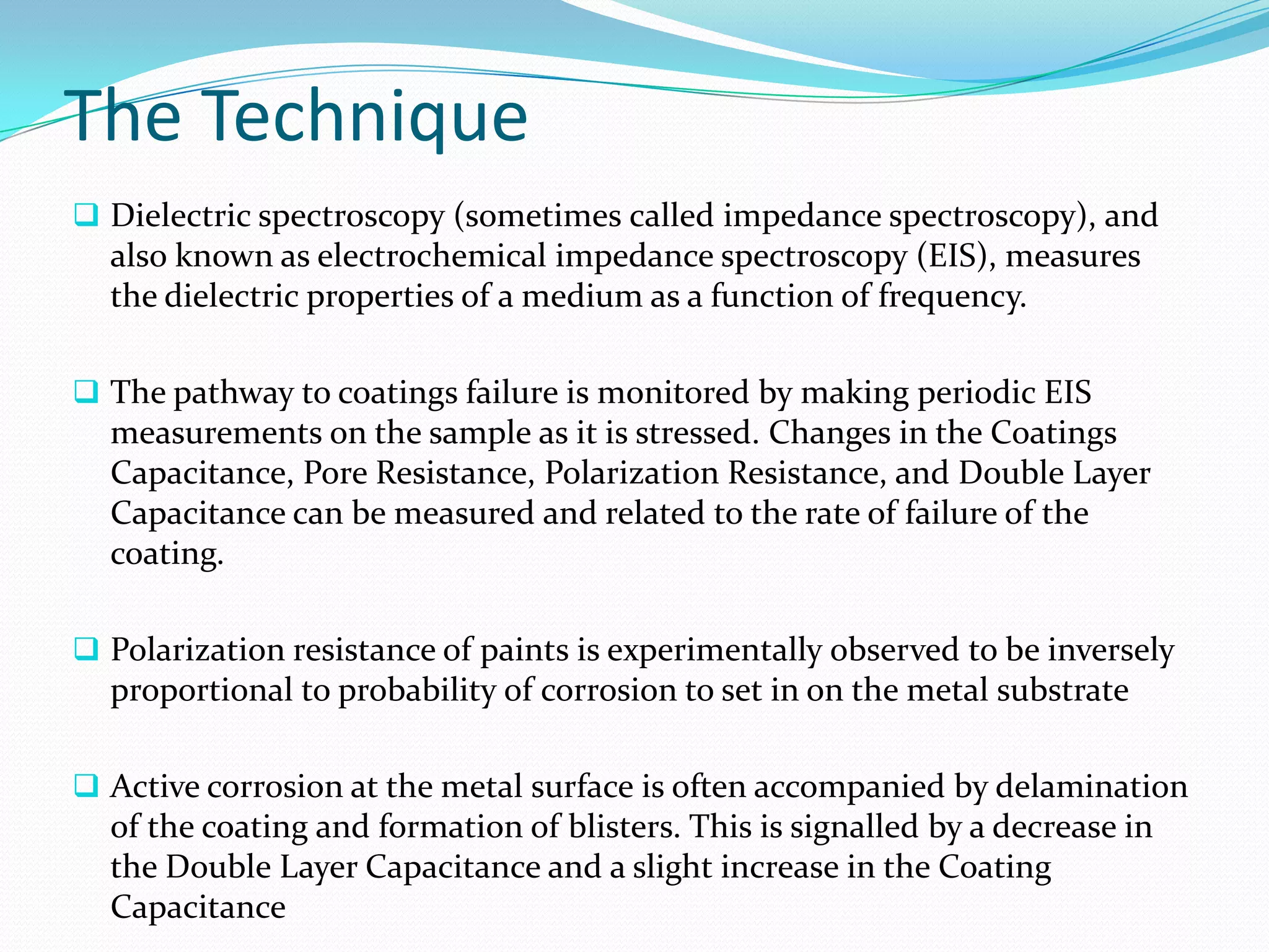 electrochemical impedence spectroscopy | PPTX