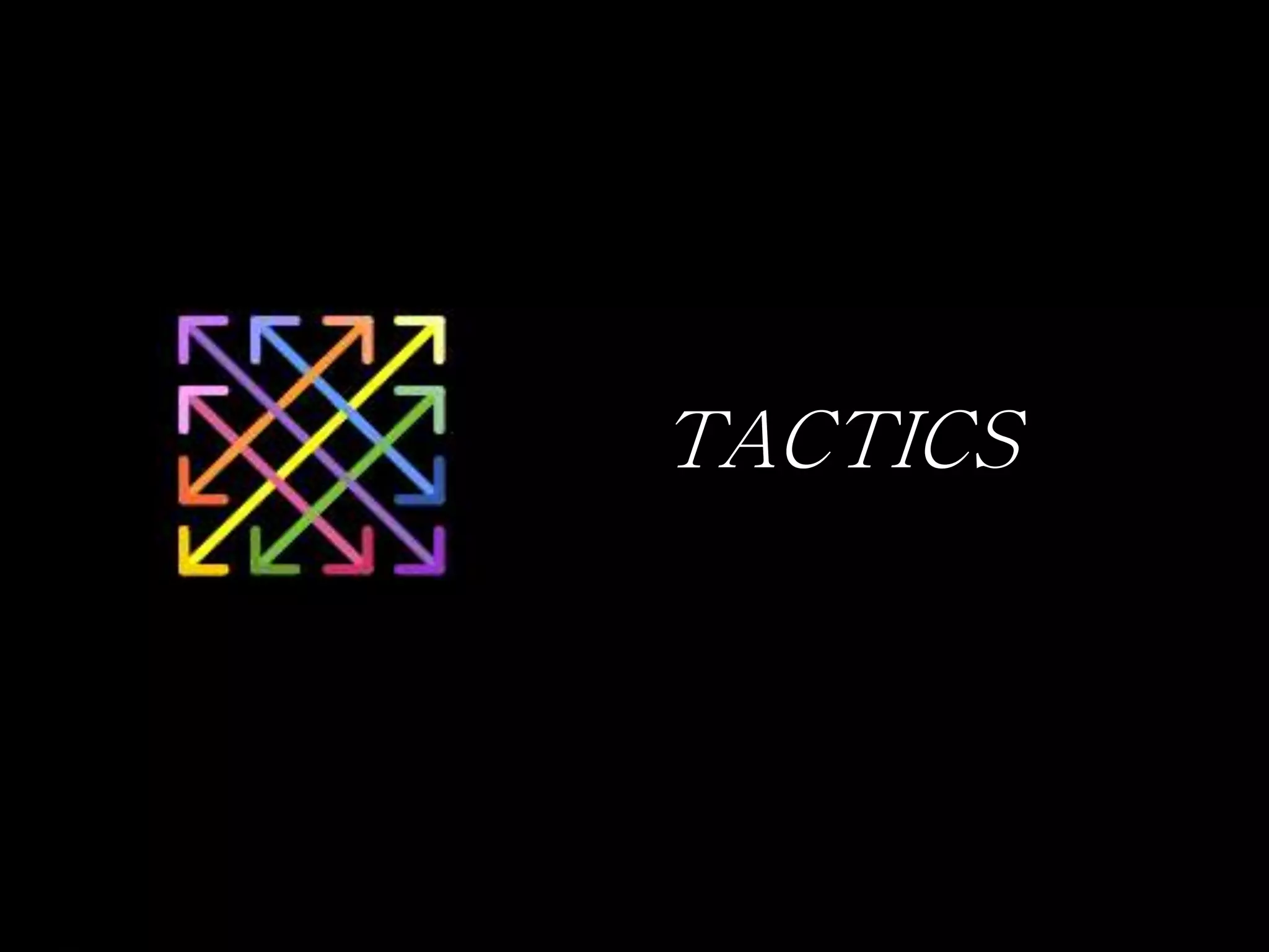 123
TACTICS
 