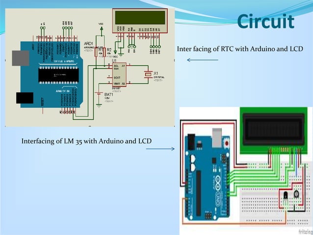 ARDUINO BASED TIME AND TEMPERATURE DISPLAY