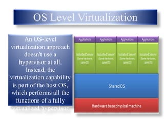 virtualization in cloud technology | PPT