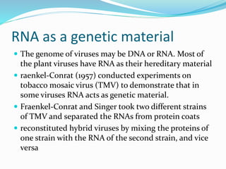 DNA as a genetic material | PPTX