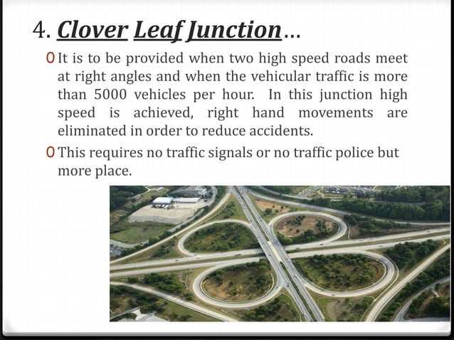 INTERSECTIONS IN TRAFFIC ENGINEERING | PPTX