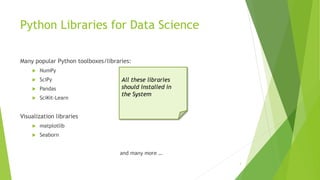 PPT on Data Science Using Python | PPT