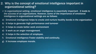 Case Study of Arun's Emotional Intelligence