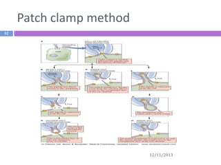 Patch clamp method
32

12/11/2013

 