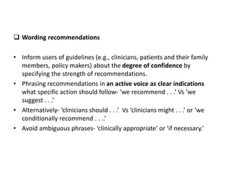 Development and Evaluation of clinical practice guideline (CPG) in ...