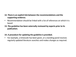 Development and Evaluation of clinical practice guideline (CPG) in ...