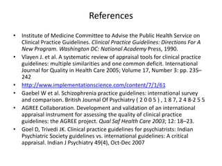 Development and Evaluation of clinical practice guideline (CPG) in ...