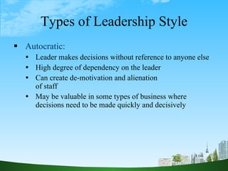 My ppt @ bec doms on leadership