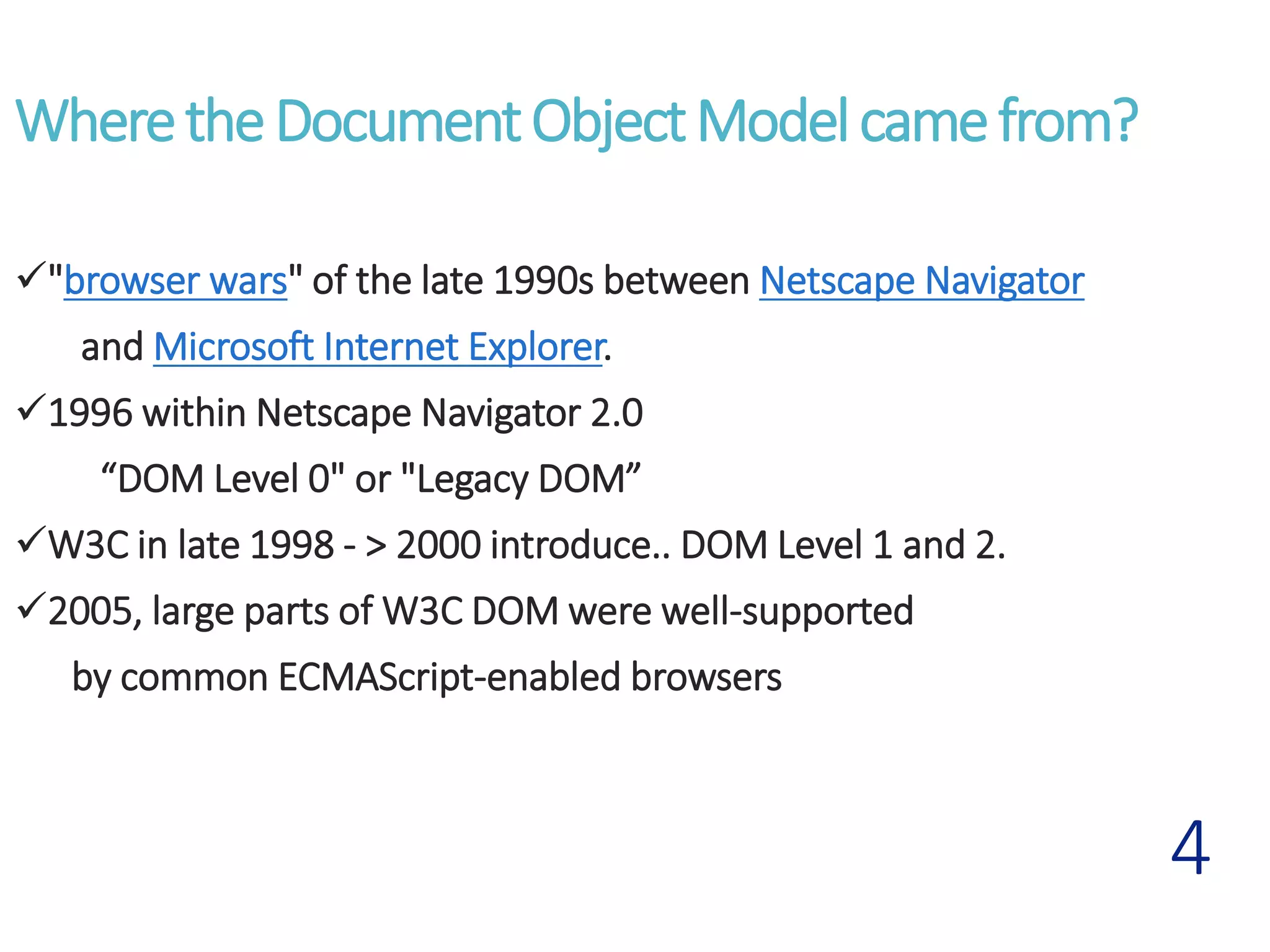 Document Object Model | PPTX
